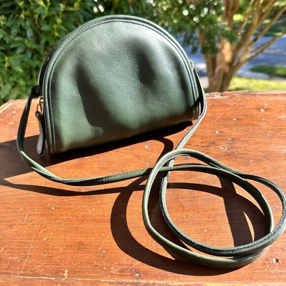 Vintage Coach Kimball Zip Style No. 9911 in Bottle Green - Picture 1 of 9